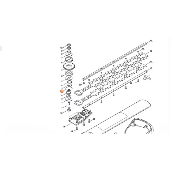 STIHL  Podkładka oporowa 6010 642 8700